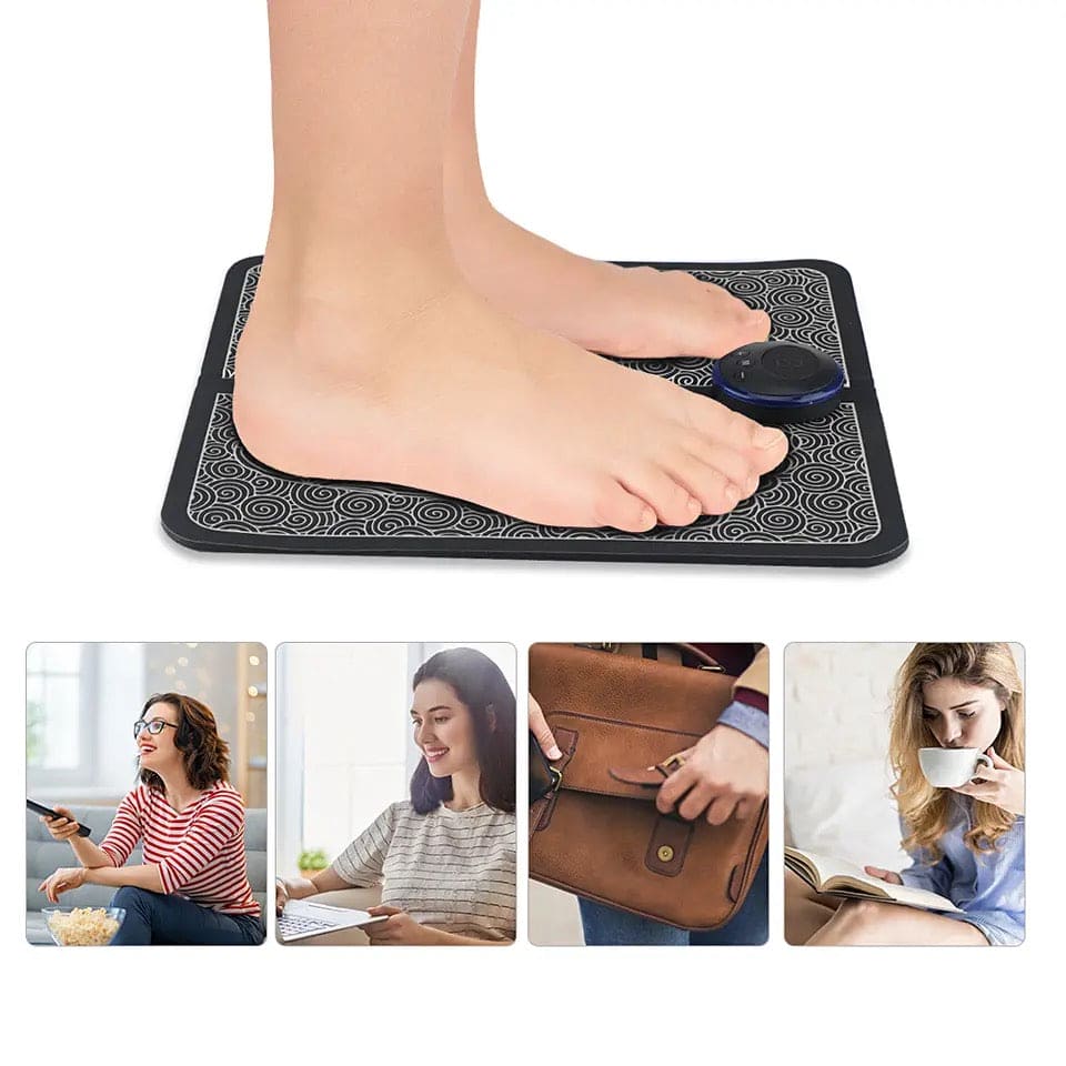 Electric EMS Foot Massager, Foldable Electric Foot Massage Mat, Acupressure Mat, Muscle Stimulation Foot Massager, Physiotherapy Foot Massager Pad, Leg Detox Spa Mat Electric EMS Foot Massager, Foldable Electric Foot Massage Mat, Acupressure Mat, Muscle Stimulation Foot Massager, Physiotherapy Foot Massager Pad, Leg Detox Spa Mat